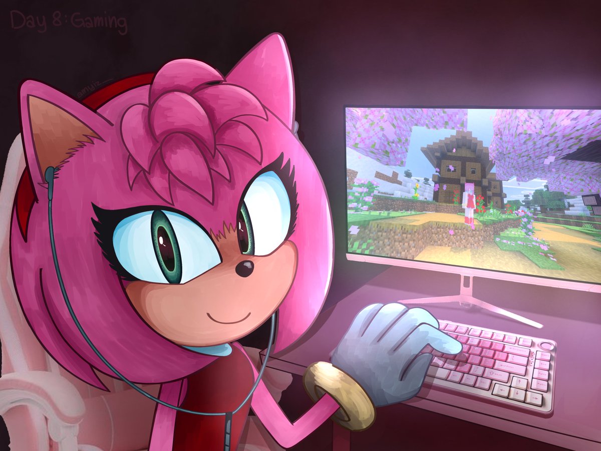 Day 8: Gaming #amyrose