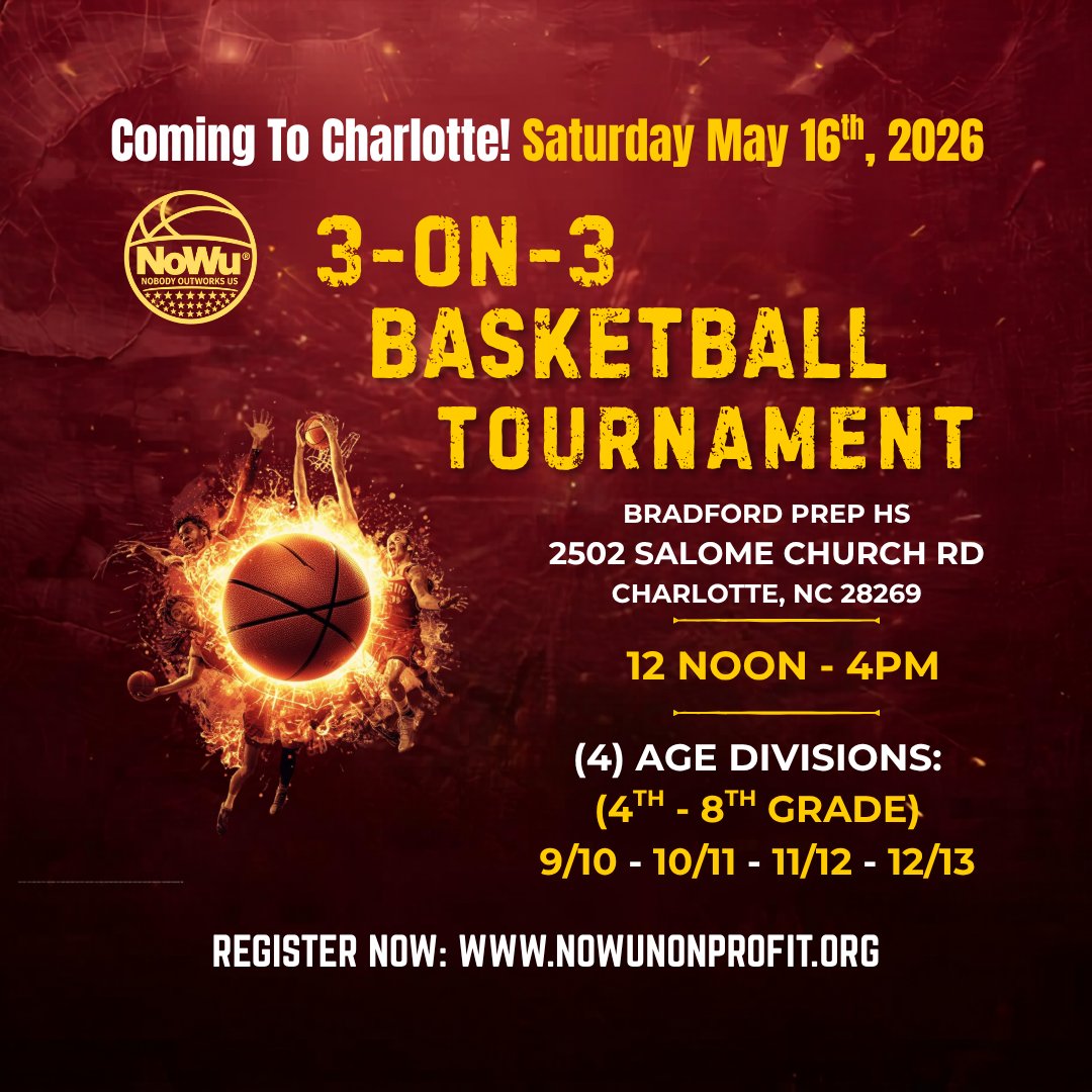 nowutraining's tweet photo. Tournament Loaded, Competition Waiting! Squad Up! Register Here: https://t.co/ndH0i3ub6q

#NoWu #NobodyOutWorksUs #Compete #3v3Basketball #3v3basketballTournament #GetYourSquad https://t.co/LrLjSjgClz