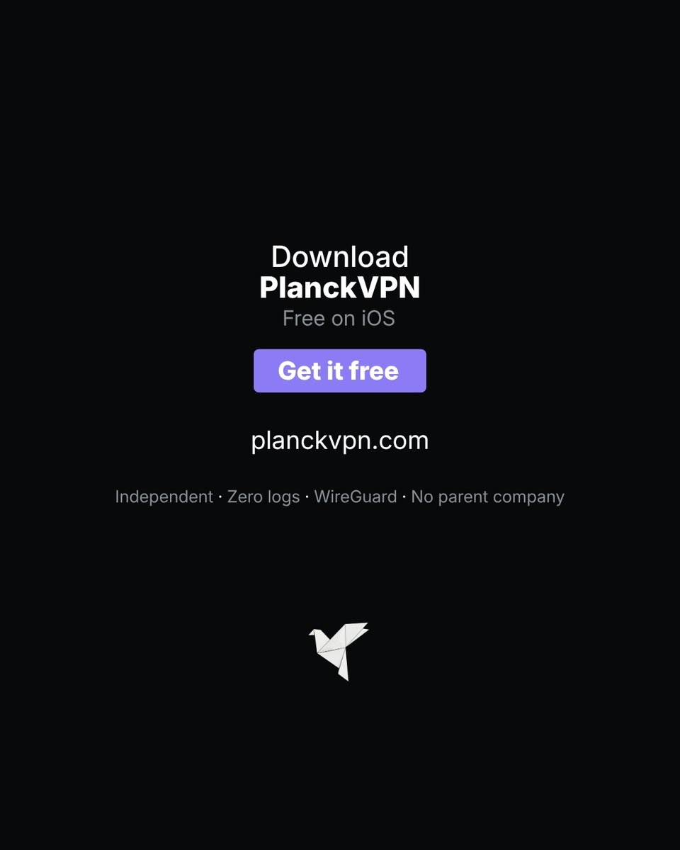 planckvpn's tweet photo. Your privacy, one tap away.

https://t.co/E3g8SfI1NO https://t.co/FYbUZx39dK
