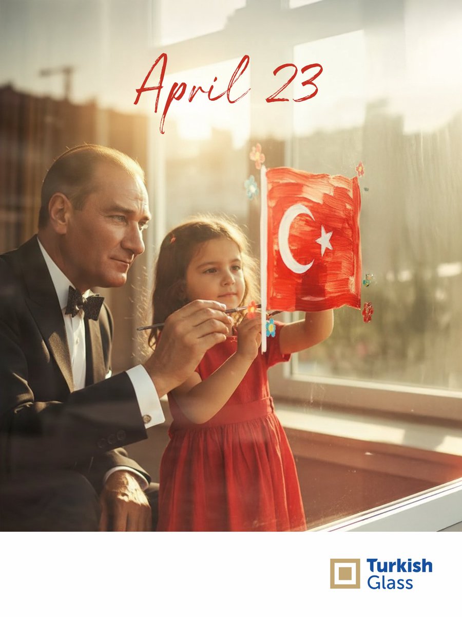 GlassTurkish's tweet photo. Happy April 23 National Sovereignty and Children’s Day. A future where children grow with hope forms the foundation of a sustainable world.

#TurkishGlass #April23 #FutureGenerations https://t.co/T6cRRMYUC9