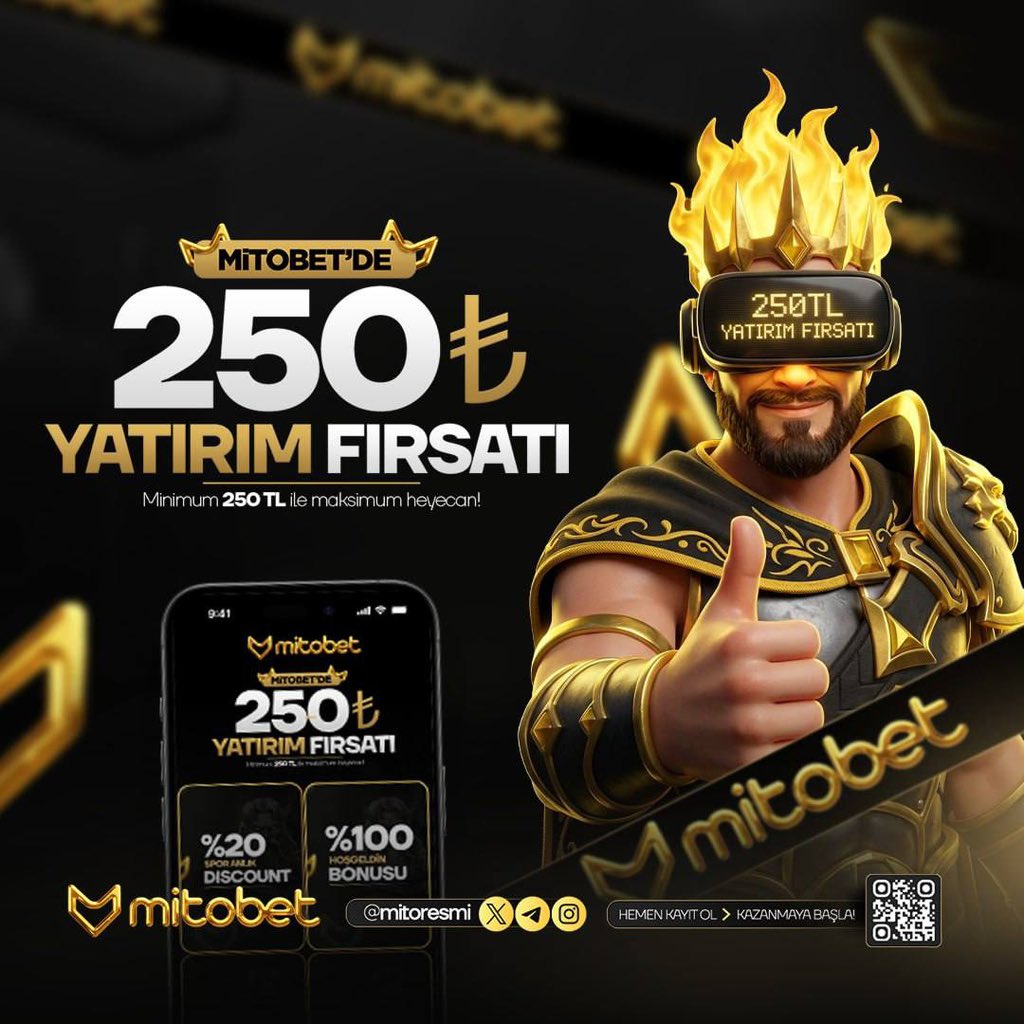 mitoresmi's tweet photo. ✅ Mitobet’te Fırsatlar Seni Bekliyor!

🎁 250₺ yatır, avantajı kap
⚡️ Hızlı yatırım • yüksek bonus

🛫 Katıl, kazanmaya başla!

❗️Detay: canlı destek

🔗 (https://t.co/zSHjiLzDUz) https://t.co/vurjX8puKI