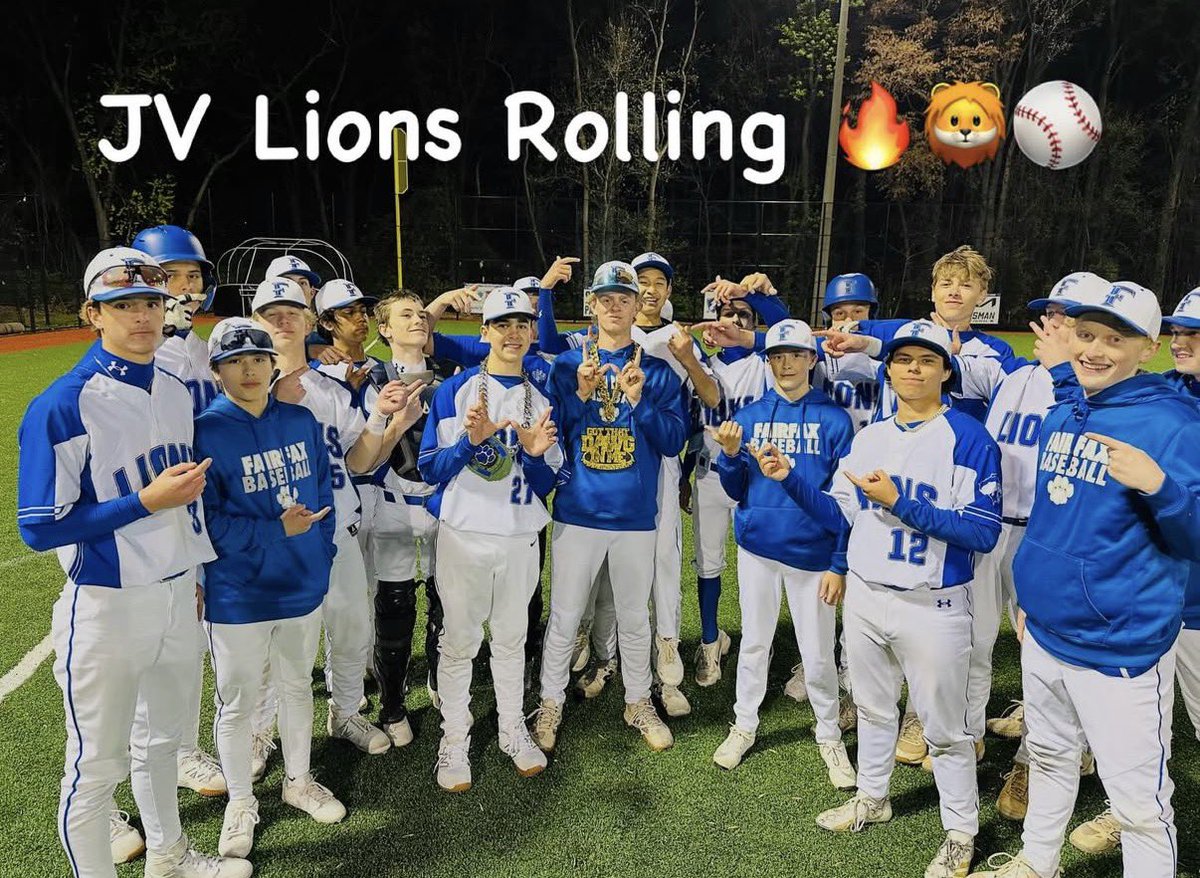 FairfaxLionsBaseball tweet media
