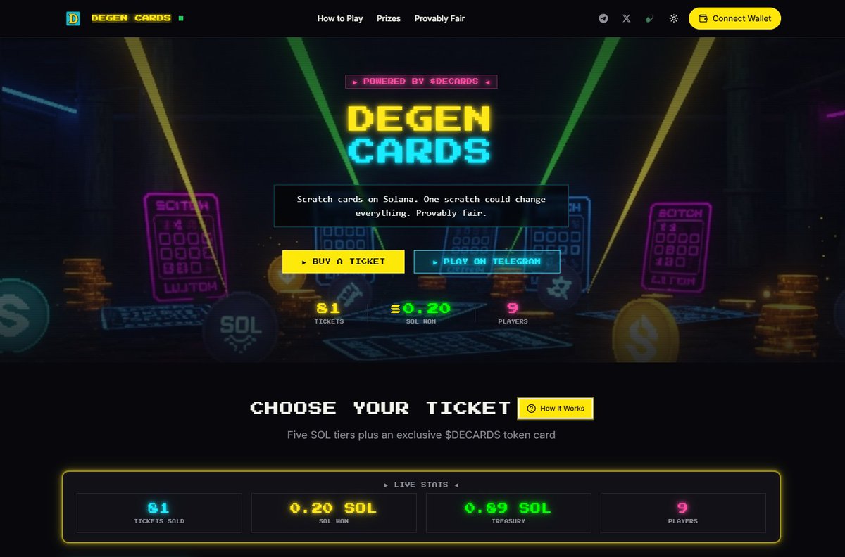 Degen Cards | $DECARDS tweet media