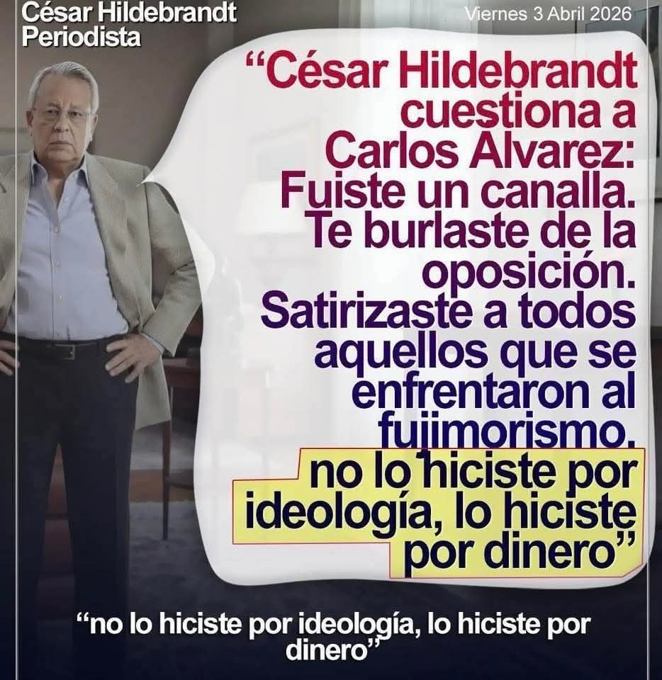 Tú sabes que ésto es cierto!

Entonces, cómo puedes votar a favor de Álvarez, cómplice de montesinos.