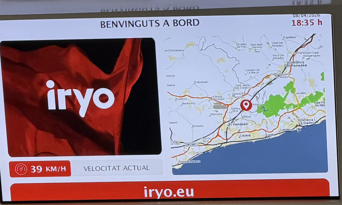 JavierSanz's tweet image. Parece que hemos normalizado que los súper trenes de alta velocidad vayan en tramos a 39 km/h Madrid -
Barcelona y ahora tarden más de 3 horas sin paradas