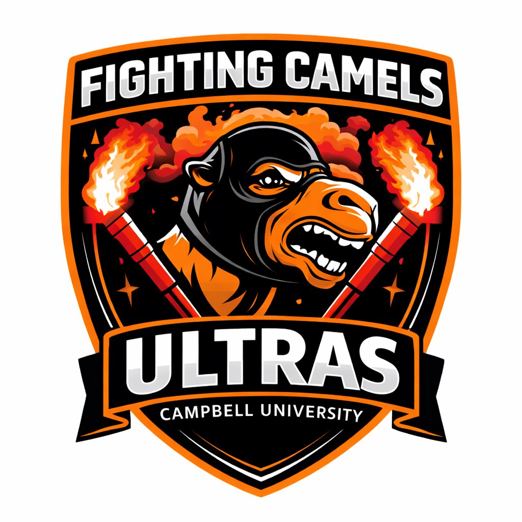 FullyCaffeinat2's tweet photo. Let’s get back to our roots.  

Real footie.  A sport that we can compete at and win with minimal funding. 🐪

Let’s introduce the Ultras at Eakes with a 10-ft fenced, pitch-side enclosure built for European styled, nonstop noise, smoke, and relentless support of Campbell Soccer. Entry would be waiver-only with controlled access point—this is organized chaos that will go mega VIRAL if we actually did it. 🔥⚽  @CampbellPresVI