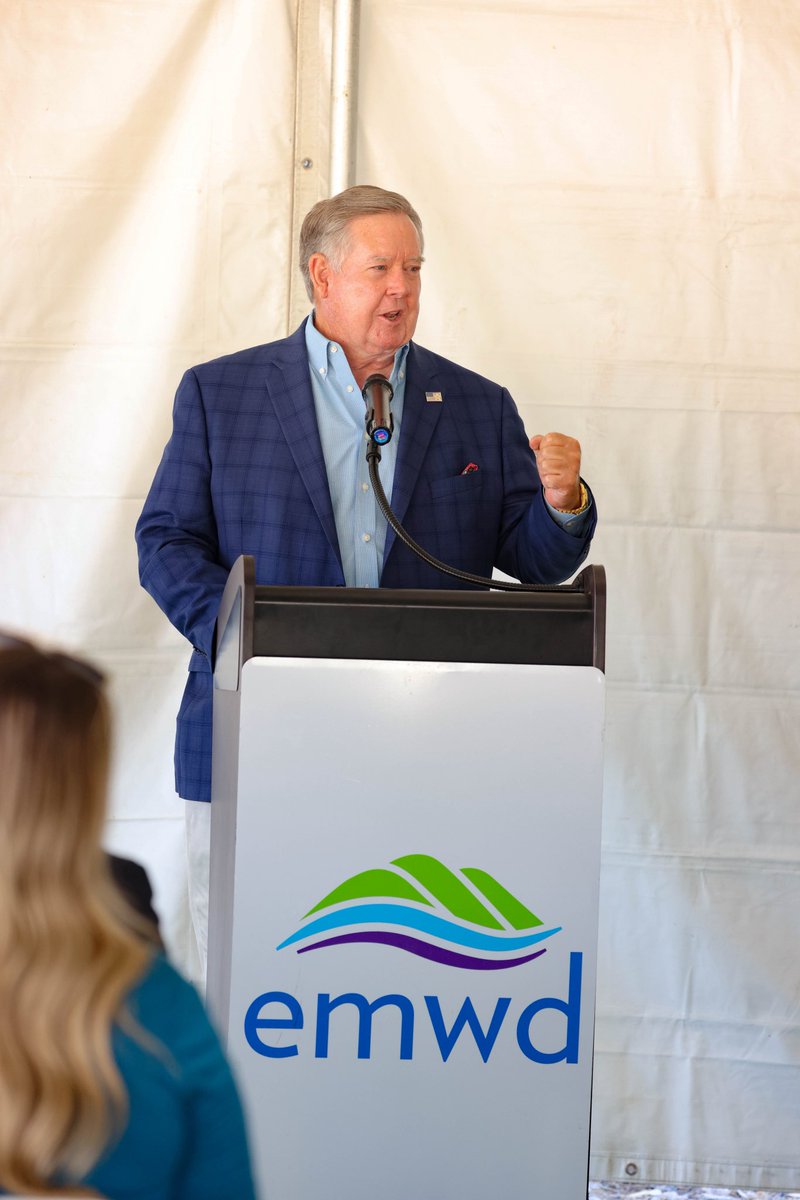 EasternMuni's tweet photo. Thank you @KenCalvert, @eparegion9, and community partners for joining us this morning to celebrate the groundbreaking of the Goetz Road Sewer Project that will help protect public and environmental health in the region. https://t.co/B4w8sghVqL