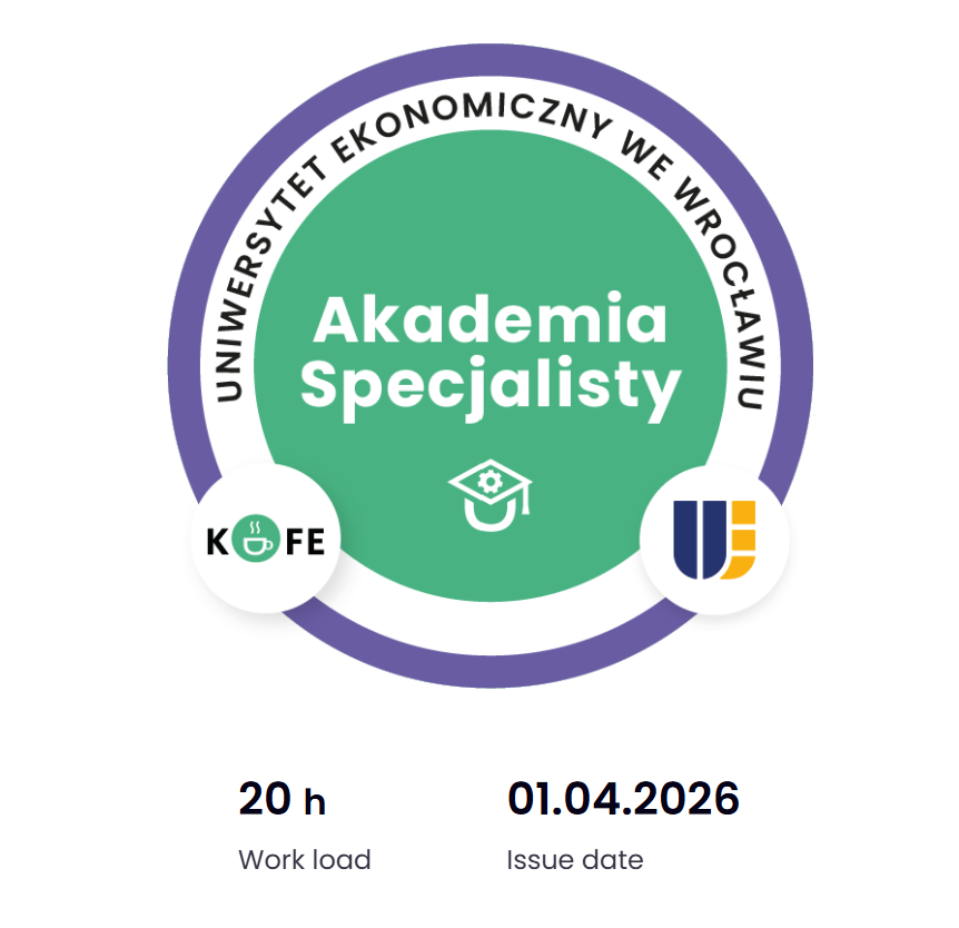 InauguraStudio's tweet photo. Completed the Akademia Specjalisty and get thr microcredential at Wrocław University of Economics and Business.

Stronger in critical &amp; creative thinking, AI, and working with diverse teams - applying it now in my event agency and executive coaching.

#Learning #AI #Leadership https://t.co/yh6hhWewFO