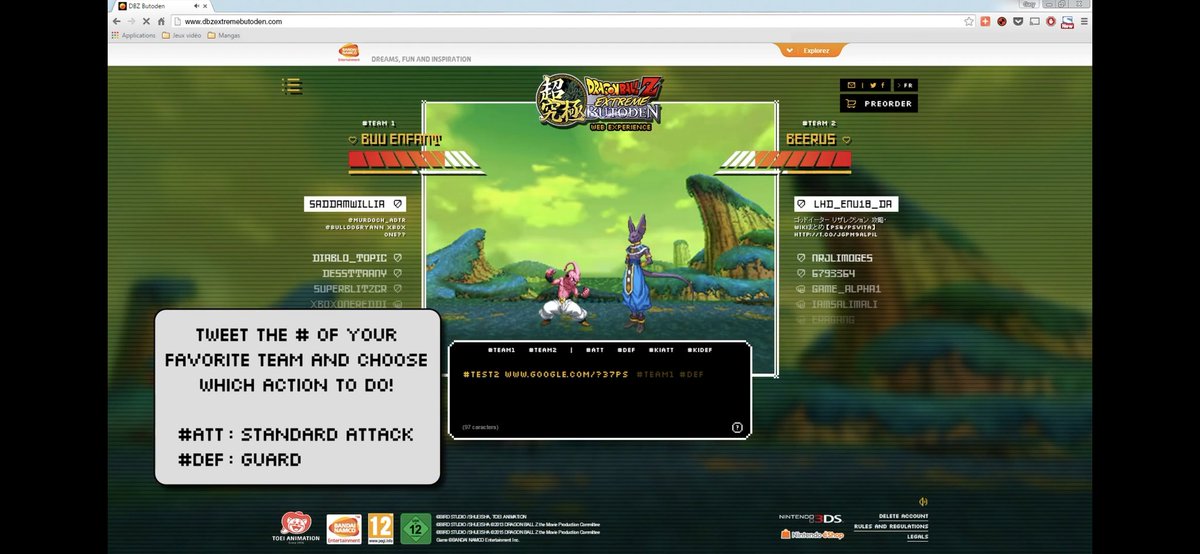 Lioncrick's tweet photo. @Dondre__ @DokkanAssets Does anyone remember the site where you could tweet to control simulated in game fights before the game came out to unlock more codes for supporters like nuova shenron? I made a twitter account with my parents just for that cuz i was like the only person doing it. https://t.co/1Nl7hK9Vyk