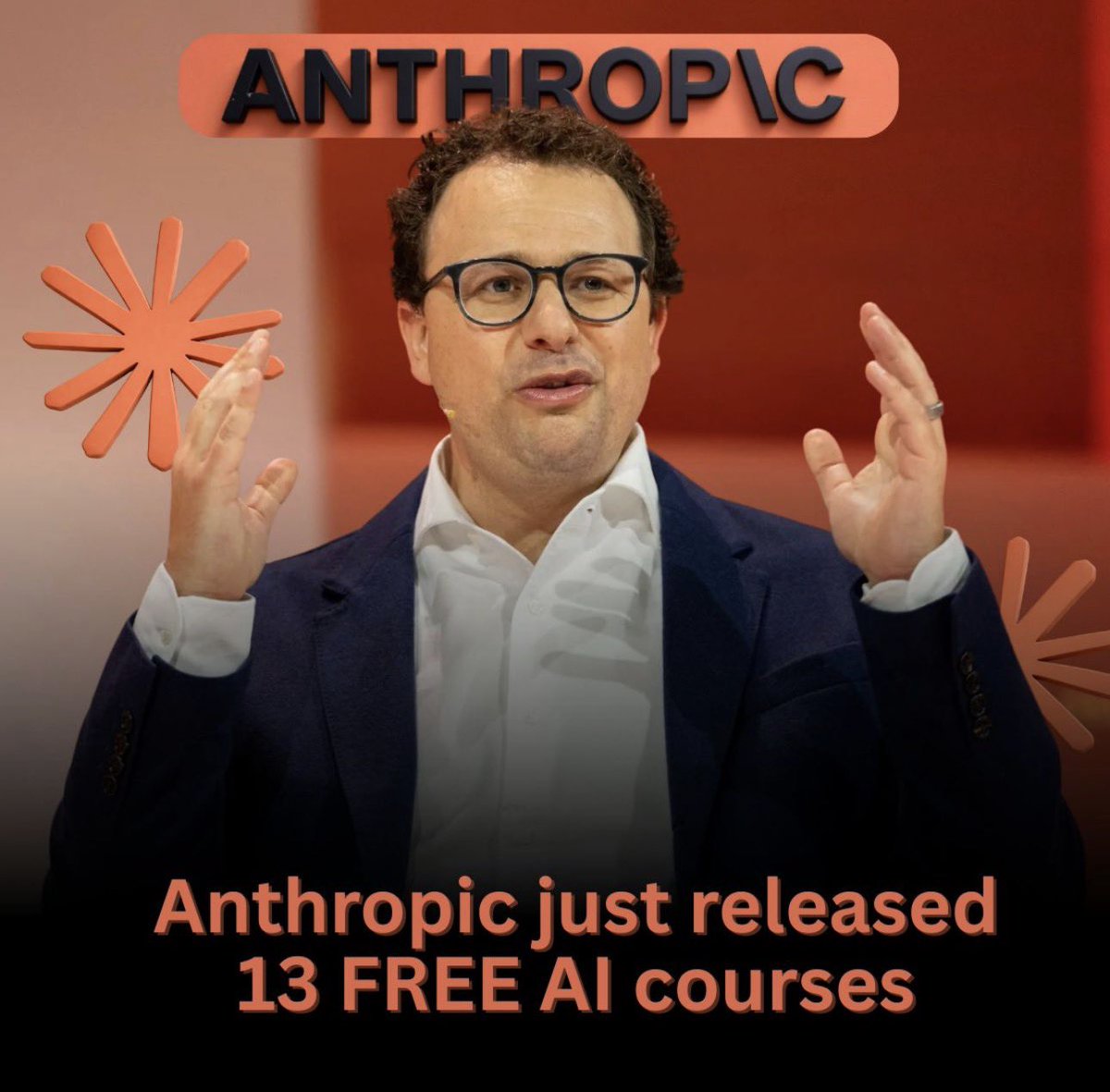 ahuja_priyank's tweet image. Anthropic just released 13 FREE AI courses with certificates

Whether you're a fresher, mid-level engineer, tech executive , or teacher or founder, 

They have a course for you. 

Here's the list with links 👇

👉 Claude Code In Action
lnkd.in/gsjRy7cH

👉 Claude 101