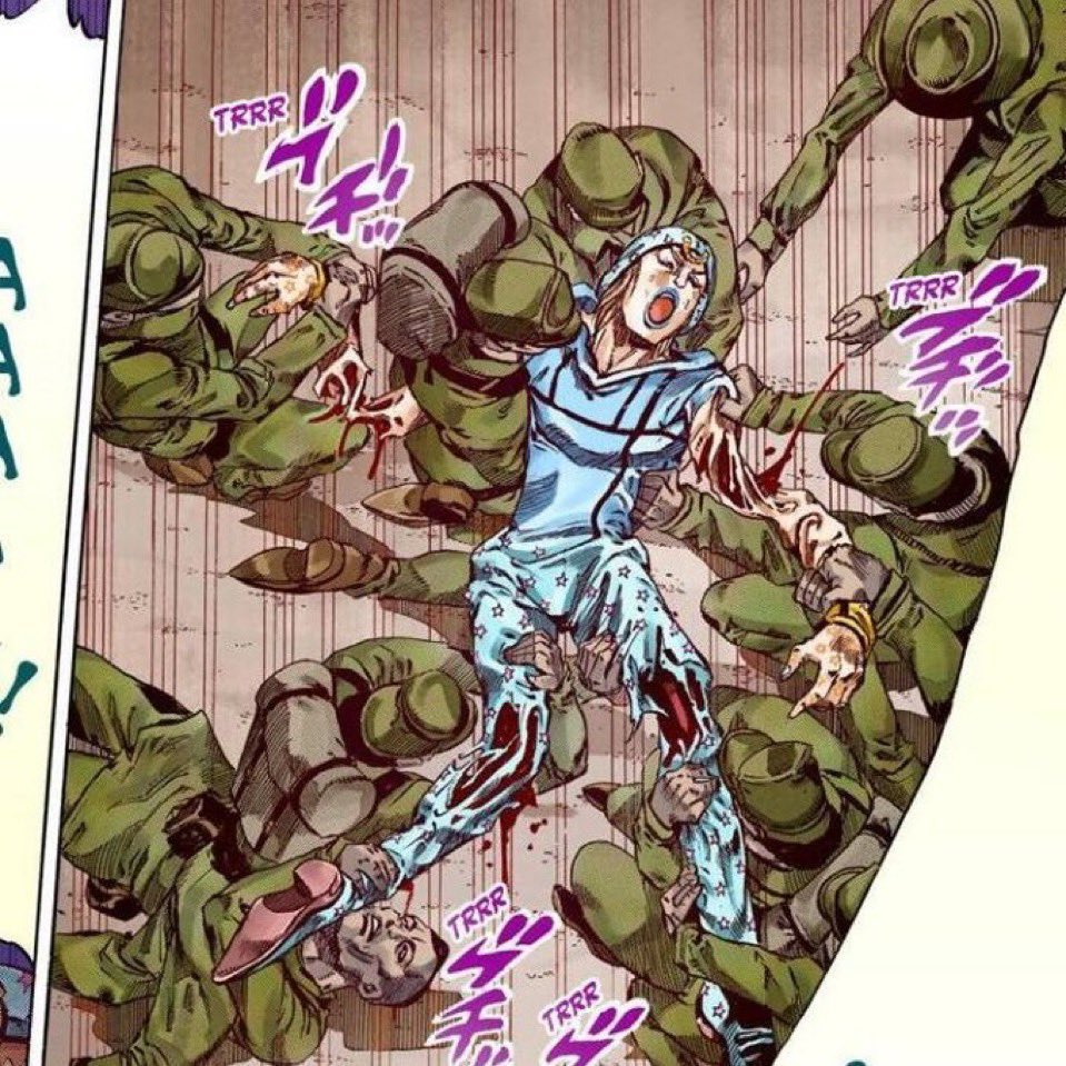 EyeOfCataclysm's tweet image. Mark could be fighting a tag team between Thragg and Battle beast and somehow survive but in the next episode a gang of dying old flaxan would have him posted up like this