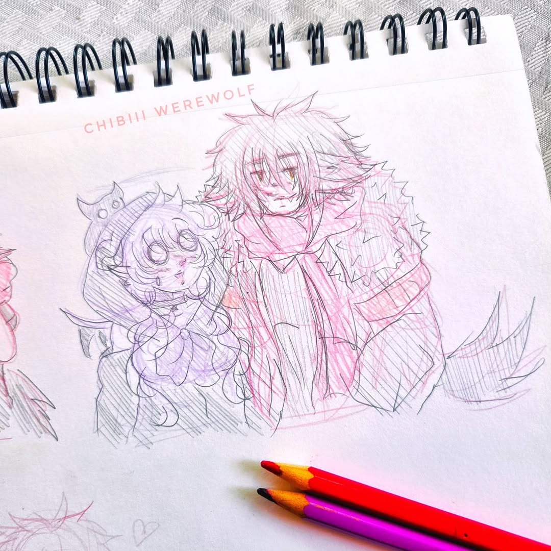 Once upon a time Lumaria was taller than Zwei, that did not last lol

#originalcharacter #doodle #artmoots