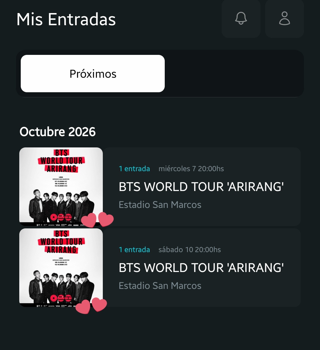 Ciel⁷ verá a BTS tweet media