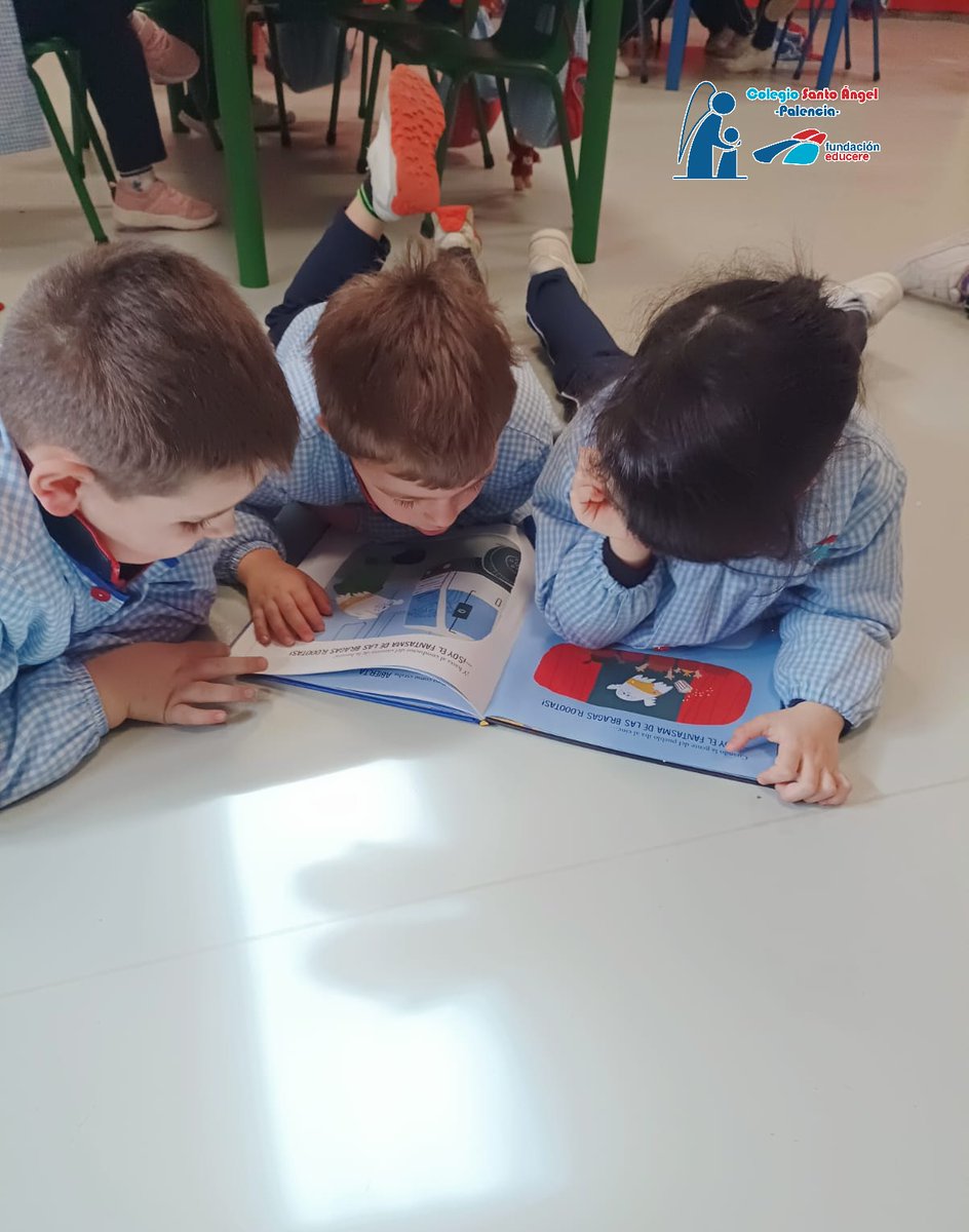 SantoAngelPal's tweet photo. Pequeños pasos que construyen grandes logros ✨ Los alumnos de 5 años siguen aprendiendo y practicando el mágico mundo de la lectura y la escritura, disfrutando de cada avance en su proceso de aprendizaje #infantil #santoángelpalencia #SomosSantoÁngel #somoseducere @FundEducere https://t.co/EMV5WL1M11