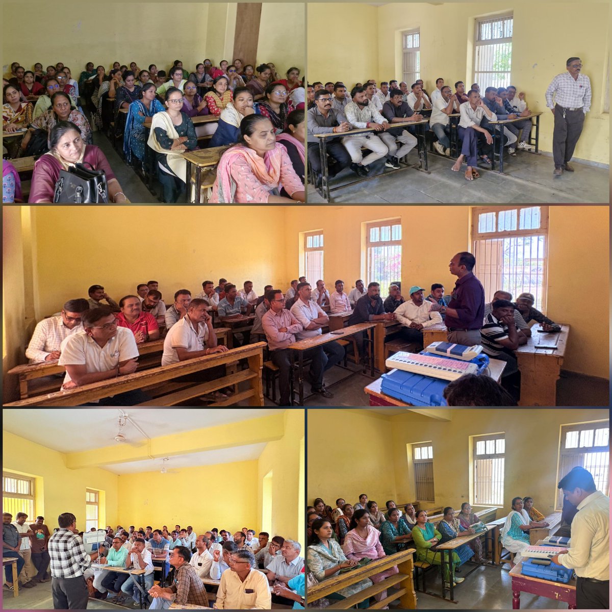 આજરોજ આગામી સ્થાનિક સ્વરાજની ચૂંટણી અંતર્ગત મતદાન સ્ટાફને ચૂંટણીલક્ષી તાલીમ આપવામાં આવી.