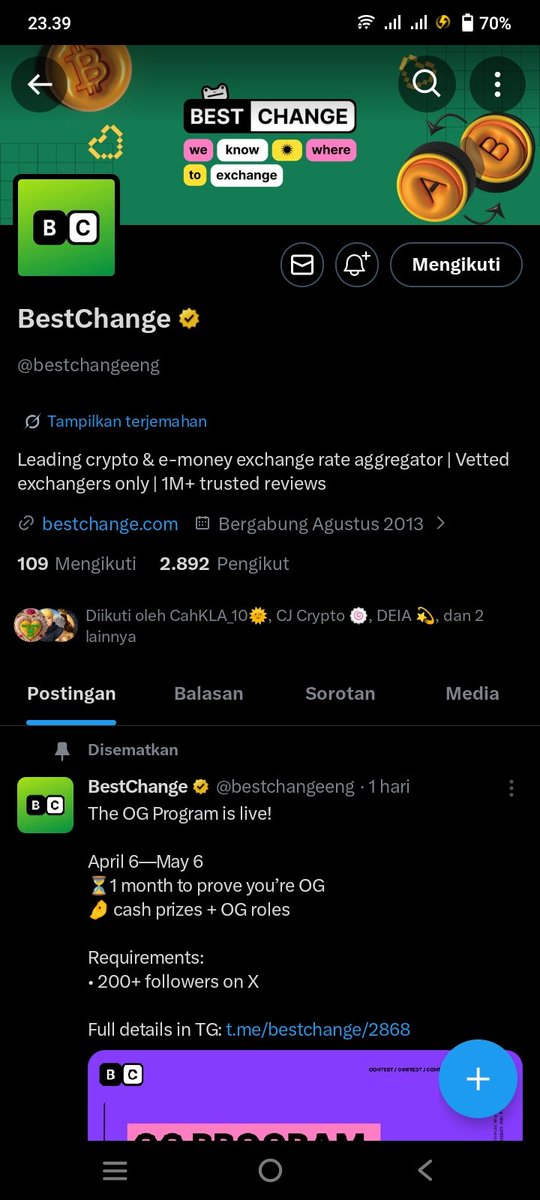 OxmaemRames's tweet photo. @CrypyoCJ @bestchangeeng https://t.co/zOohlLMVas