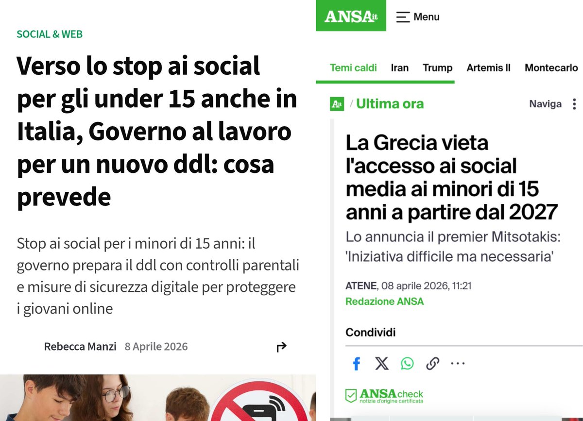 Solo divieti, zero diritti. Lo scopo? Introdurre l'identità digitale obbligatoria per tutti per l'uso di internet con la scusa di 'proteggere i giovani'. Pronti a entrare nei social con SPID? Presto dovrete.

AGENDA MONDIALE EBRAICA, I GOVERNI SONO PURO INTRATTENIMENTO PER IDIOTI