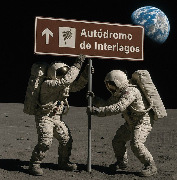 cesar_ogata's tweet photo. Sabe o que a @NASA viu na lua @prefsp  ?! Uma Placa Autódromo de Interlagos hahahhaha https://t.co/MCiICiy7bm