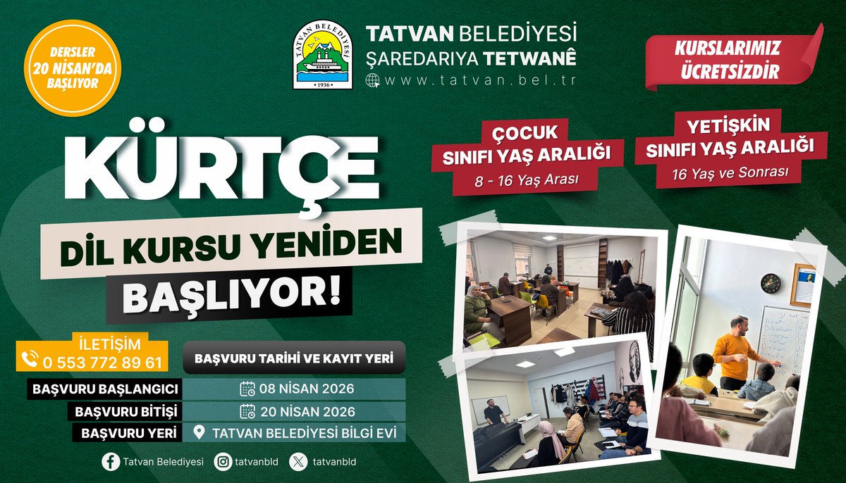 Tatvan Belediyesi tweet media