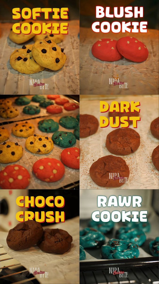 ncavrh's tweet photo. STOP SCROLL! 🍪🔥  
Cookies lumer + choco melimpah 🤤  
Narabyte Cookies siap bikin nagih dari gigitan pertama! 💕

PO terbatas &amp; sering SOLD OUT 😭  
Yuk kepoin sekarang sebelum kehabisan!

IG: https://t.co/MtLPanNHGJ 💖
ORDER NOW 🚀
#zonajajan #zonauang #ngemil https://t.co/ADNCZgIPV8