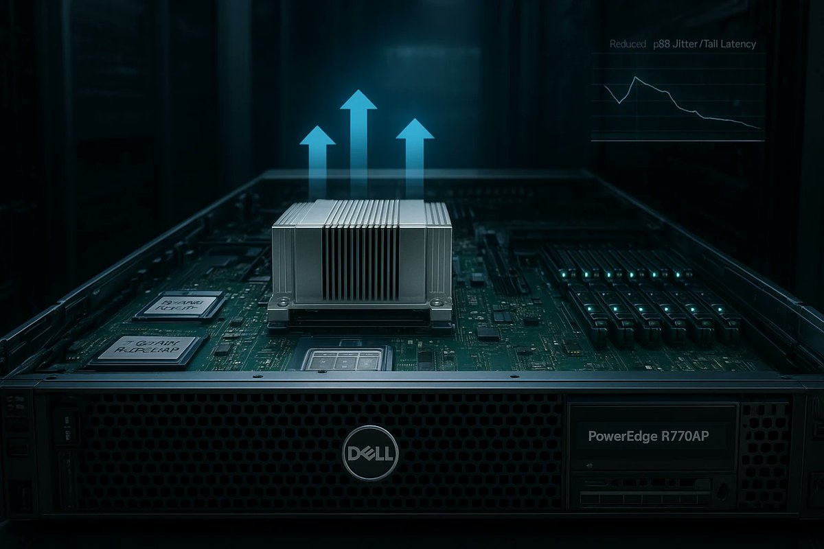 windowsforum's tweet image. 🧠 If you need “low jitter” you don’t want flexible—just predictable. Dell’s R770AP is a latency-nerd confession: rest of us will still be rebooting Windows for everything.
windowsforum.com/threads/dell-p…
#DellPoweredge #Xeon6PCore #LatencySensitive #NvmeOnly
