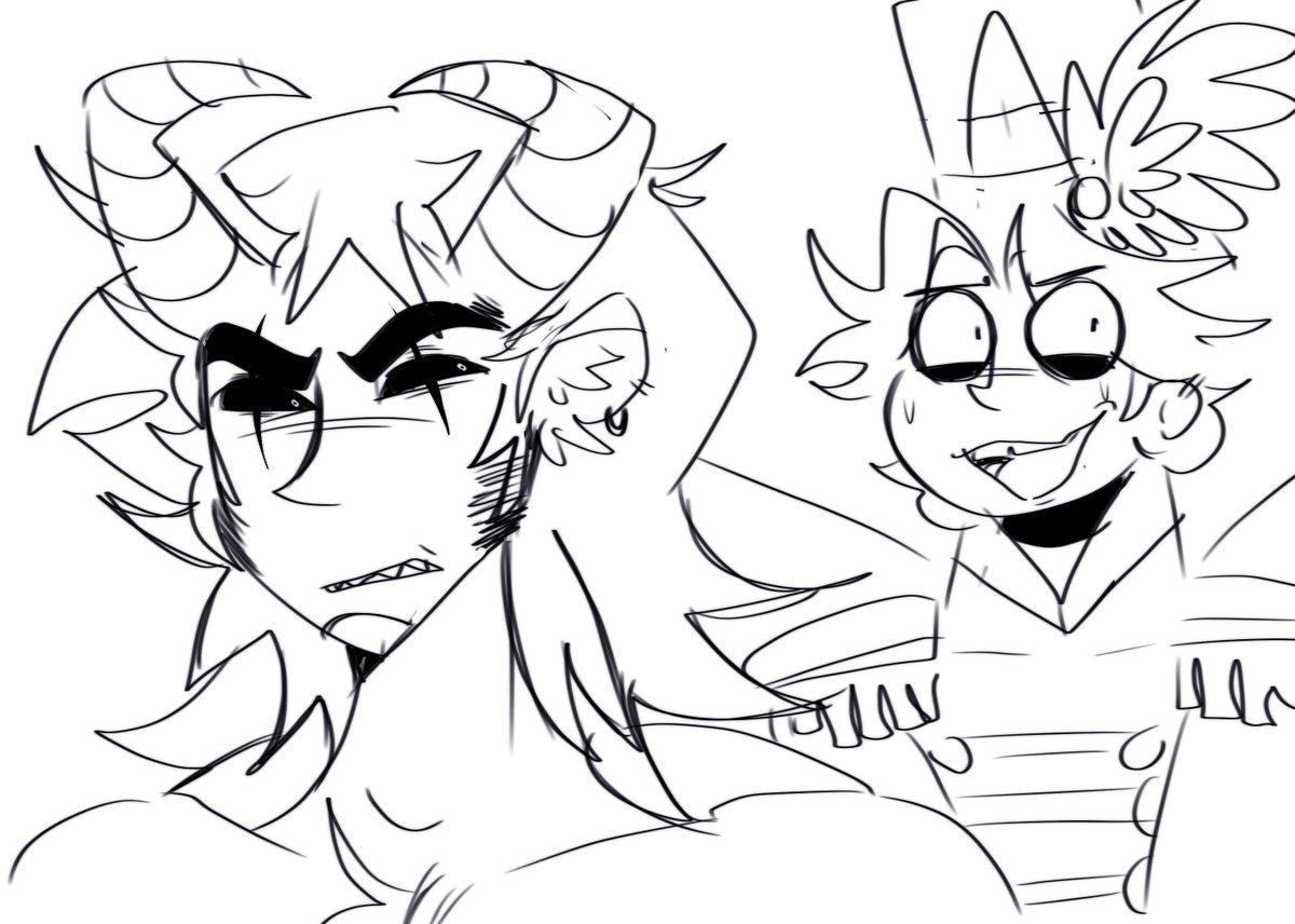 expiredwaffals's tweet image. #hazbinhotel #cain #abel