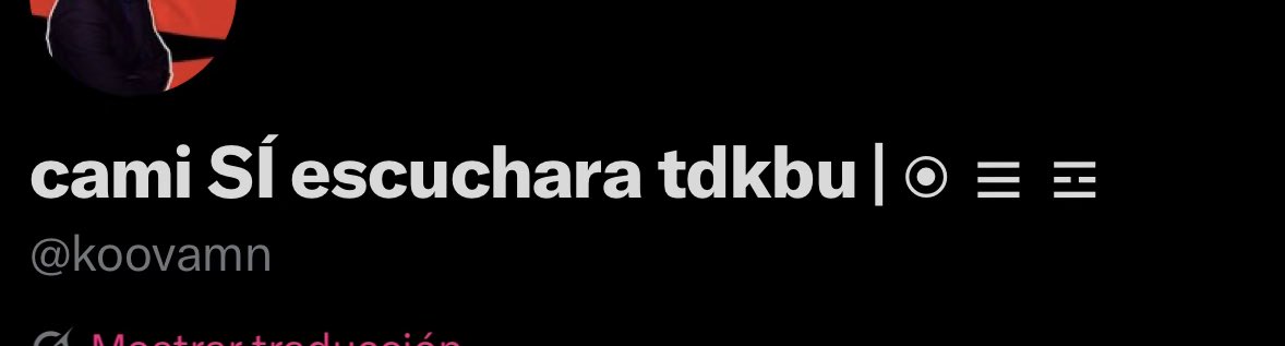 cami SÍ escuchara tdkbu | ⦿ ☰ ☲ tweet media