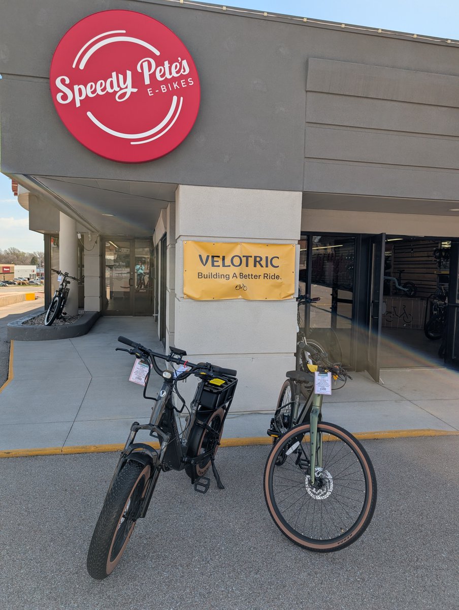 speedy_petes's tweet photo. COME SEE WHAT'S NEW!
Velotric E-bike
Tempo - Lightweight City Ebike $1499
GoMad - 20'' X 4.0'' Fat Tire Utility Ebike $1999COM https://t.co/exOfL8ctyQ