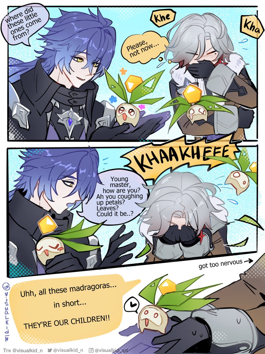 visualkid_n's tweet image. #faelight Hanahaki AU🌸