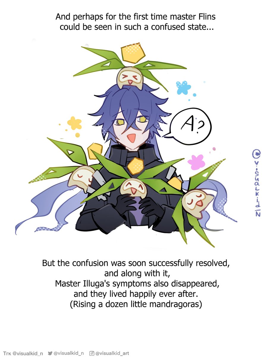 visualkid_n's tweet image. #faelight Hanahaki AU🌸