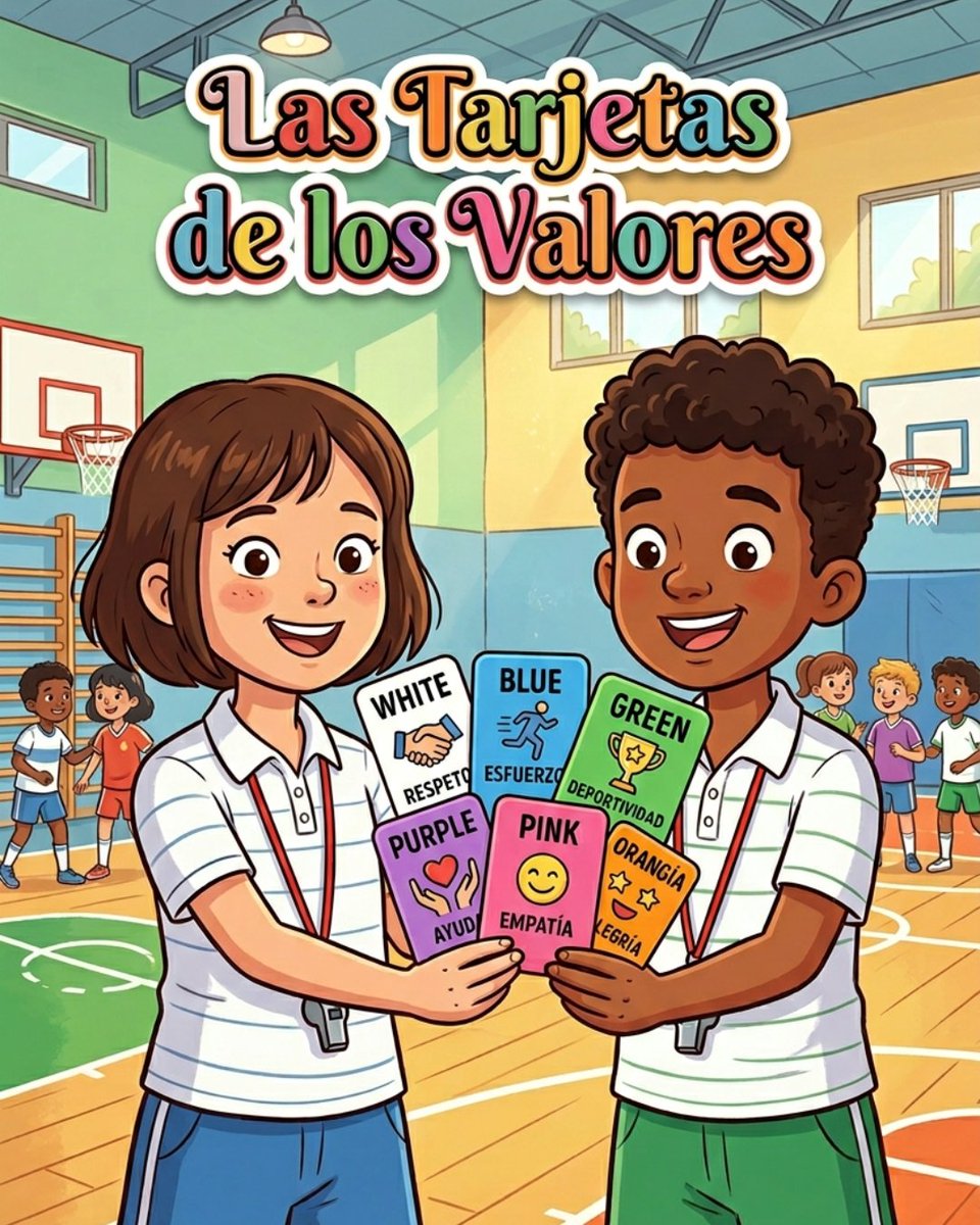 gustavolorente1's tweet image. LAS TARJETAS DE VALORES. No siempre tienen que ser 🟨🟥 sancionadoras, también hay 🟩⬜️🟦🟧🟪. Valorar la figura del árbitr@ y mostrar los buenas acciones o comportamientos en el juego con valores. #edufis #physed #familiaedufis #educación #colegio Canva➡️canva.link/7j5bzqv04z2p48q