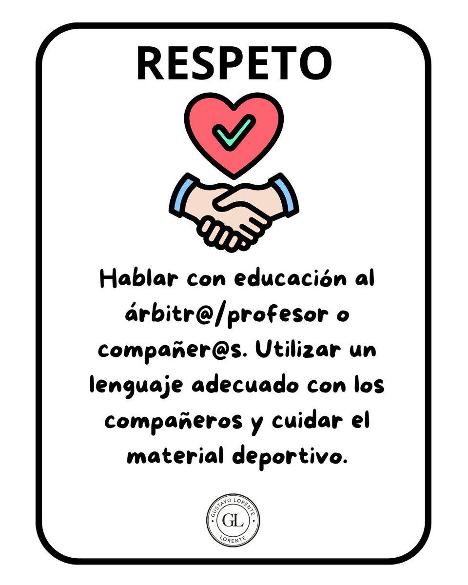 gustavolorente1's tweet image. LAS TARJETAS DE VALORES. No siempre tienen que ser 🟨🟥 sancionadoras, también hay 🟩⬜️🟦🟧🟪. Valorar la figura del árbitr@ y mostrar los buenas acciones o comportamientos en el juego con valores. #edufis #physed #familiaedufis #educación #colegio Canva➡️canva.link/7j5bzqv04z2p48q