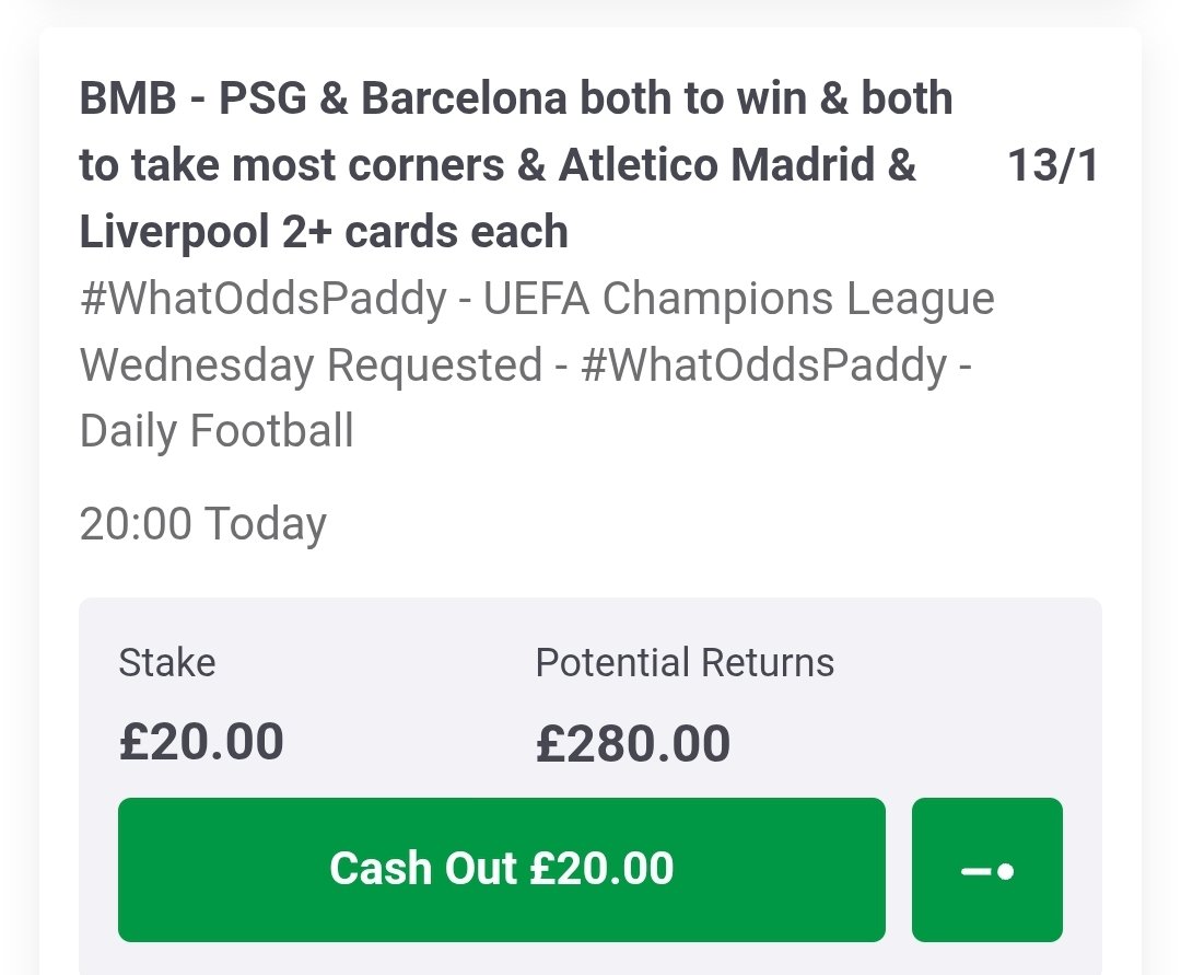 andysmith199two's tweet photo. @BadManBetting On it https://t.co/MJOb4YsBTV