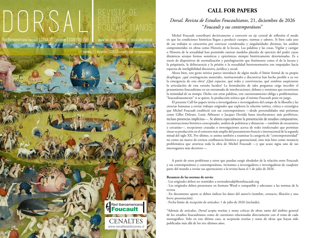 Red Iberoamericana Foucault tweet media