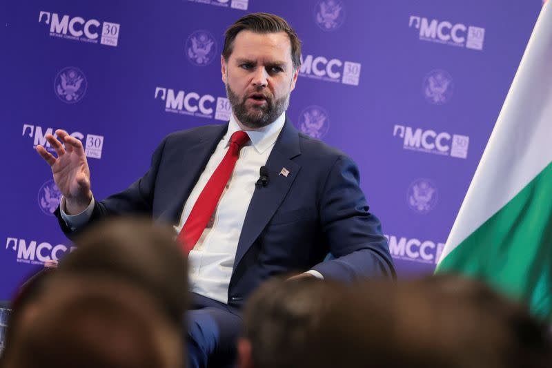 Kanieh57's tweet image. @JDVance sounds off on FOREIGN ELECTION INTERFERENCE while he's in Hungary campaigning for autocratic despot Viktor Orbán - a candidate in FOREIGN country election. Irony is dead.  
aol.com/articles/vance… 
#ForeignElectionInterference 
#JDVance