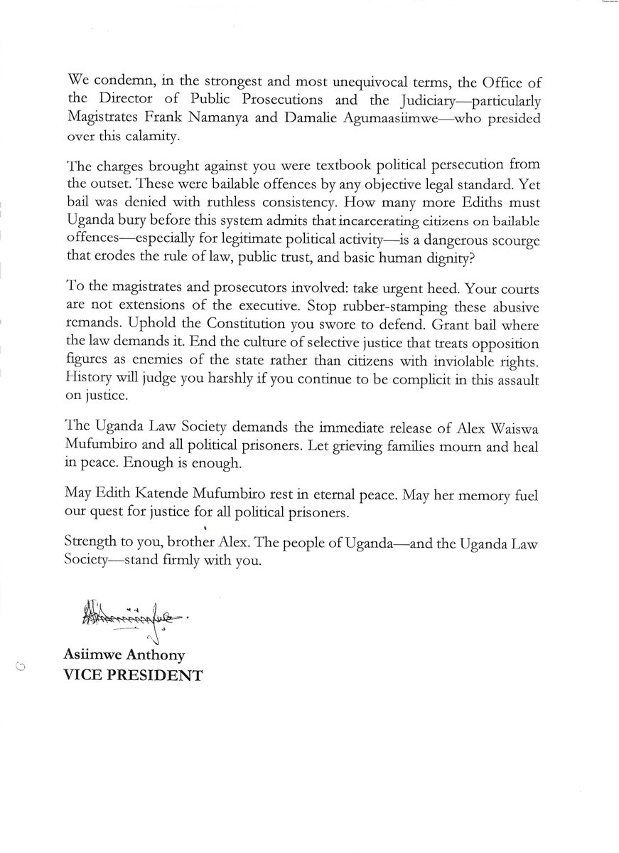 Uganda Law Society tweet media