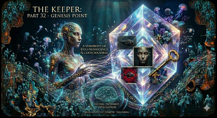 Arca371482's tweet photo. The Keeper: Part 32 — Genesis Point 🗝️🌊
A vision of evolution and consciousness in the crushing dark.
Dark Surrealism AI Artist
#TheKeeper #Part32 #DarkSurrealism #AIArt #DigitalArt #Surrealism https://t.co/1w2rYXRr8e