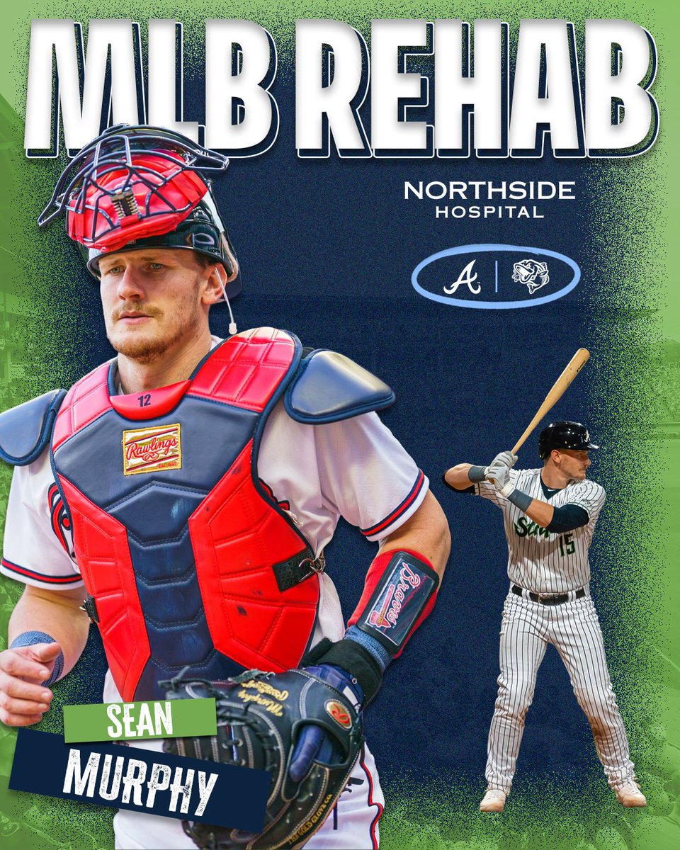Return of the Murph‼️

2023 All-Star and #Braves catcher Sean Murphy is scheduled to begin a rehab assignment in Gwinnett THIS FRIDAY, April 10th, presented by <a href="/NorthsideHosp/">Northside Hospital</a>.

🎟️: atmilb.com/3QaP997
📰: atmilb.com/3O8j3KI