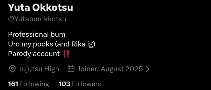 Yuta Okkotsu tweet media