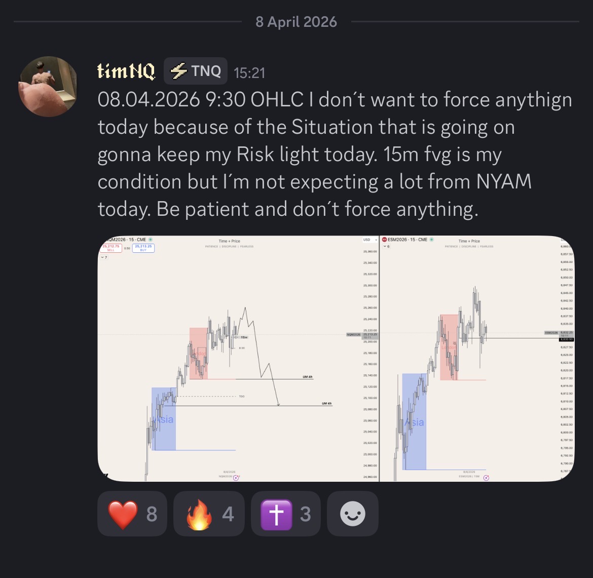 timNQ04's tweet image. Day 72 of 2026: 
Called the move perfectly before market open and went for a winning day! Let’s go guys 🔥 
#PropTrading #TradingJourney