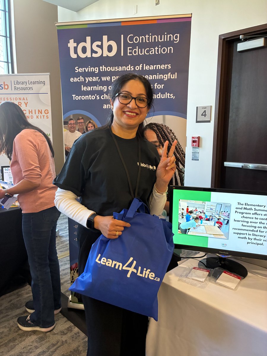 TDSB Continuing Education Department tweet media