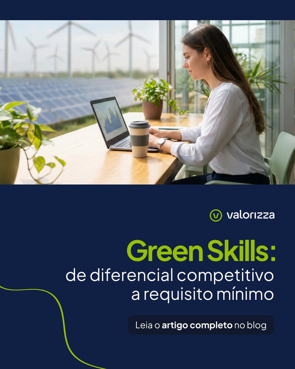 VALORIZZA's tweet photo. Sua IES está formando talentos para a economia de baixo carbono ou para um mercado que está sumindo?

Descubra como integrar a sustentabilidade nos currículos: https://t.co/os8YXQrBd4

#GreenSkills #ESG #FuturoDoTrabalho https://t.co/KDBcYR71Qn