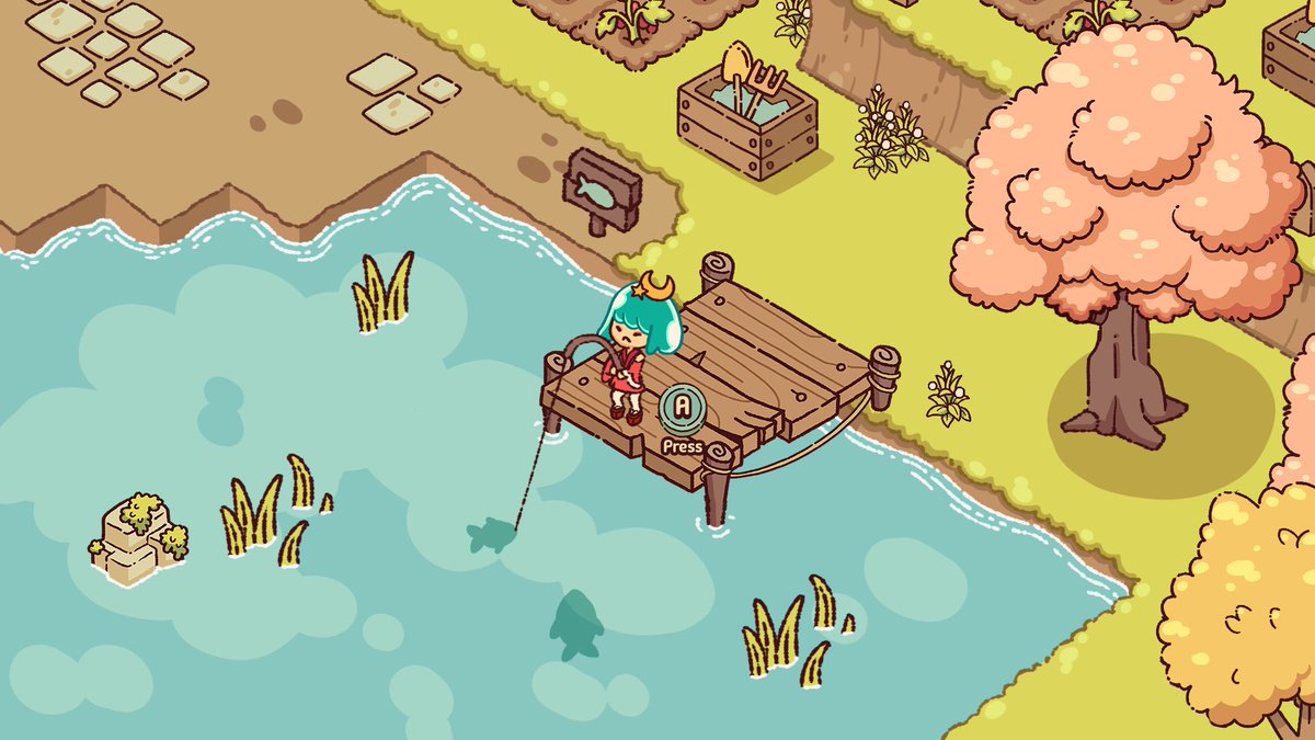Sunny Trails, a cozy rpg tweet media