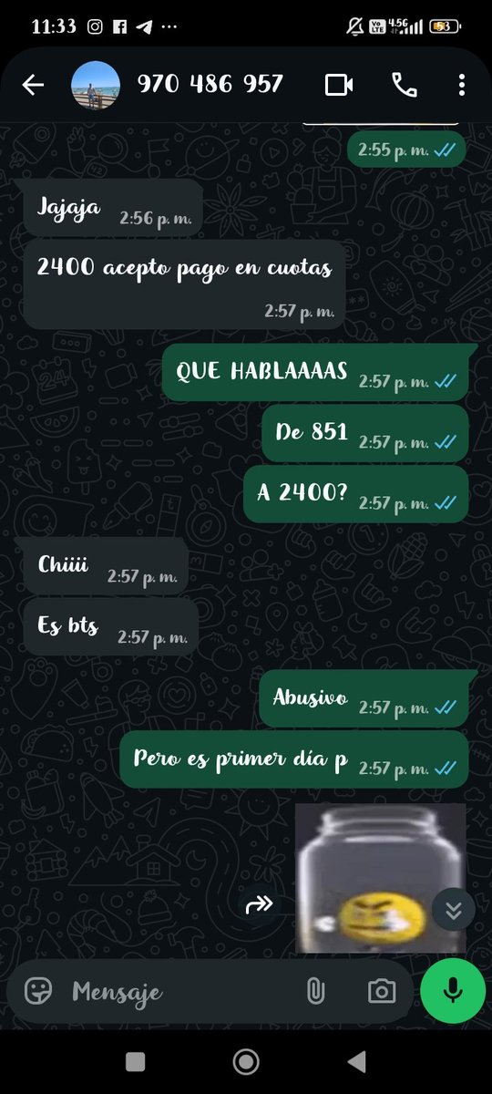 flowerflowerbab's tweet photo. @bxnngiethv En un grupo pasaron de este tipo, que anda vendiendo campo como si fuera vip https://t.co/JbCsKJrucF