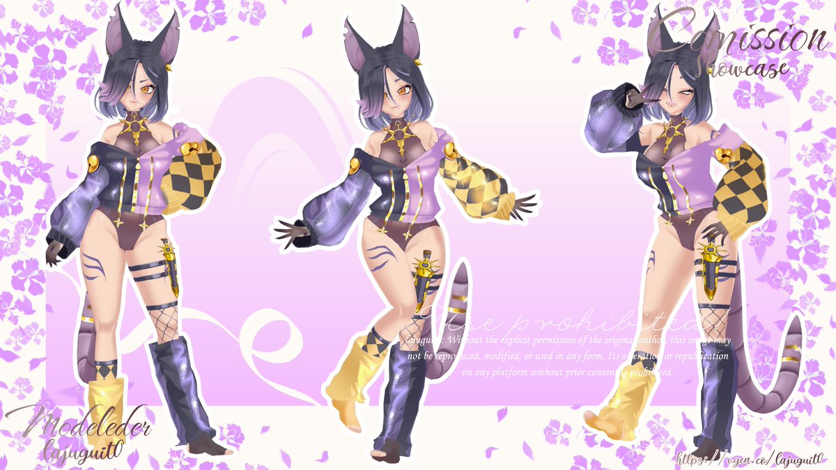 📷COMMISSION 📷 3D Vtuber model (vroid OUFITS)                

Client:<a href="/mxmyxis/">myxis</a>
Commission Open: vgen.co/Lajuguit0   

Thank you for the preference!!! 📷 
#VGenOpen