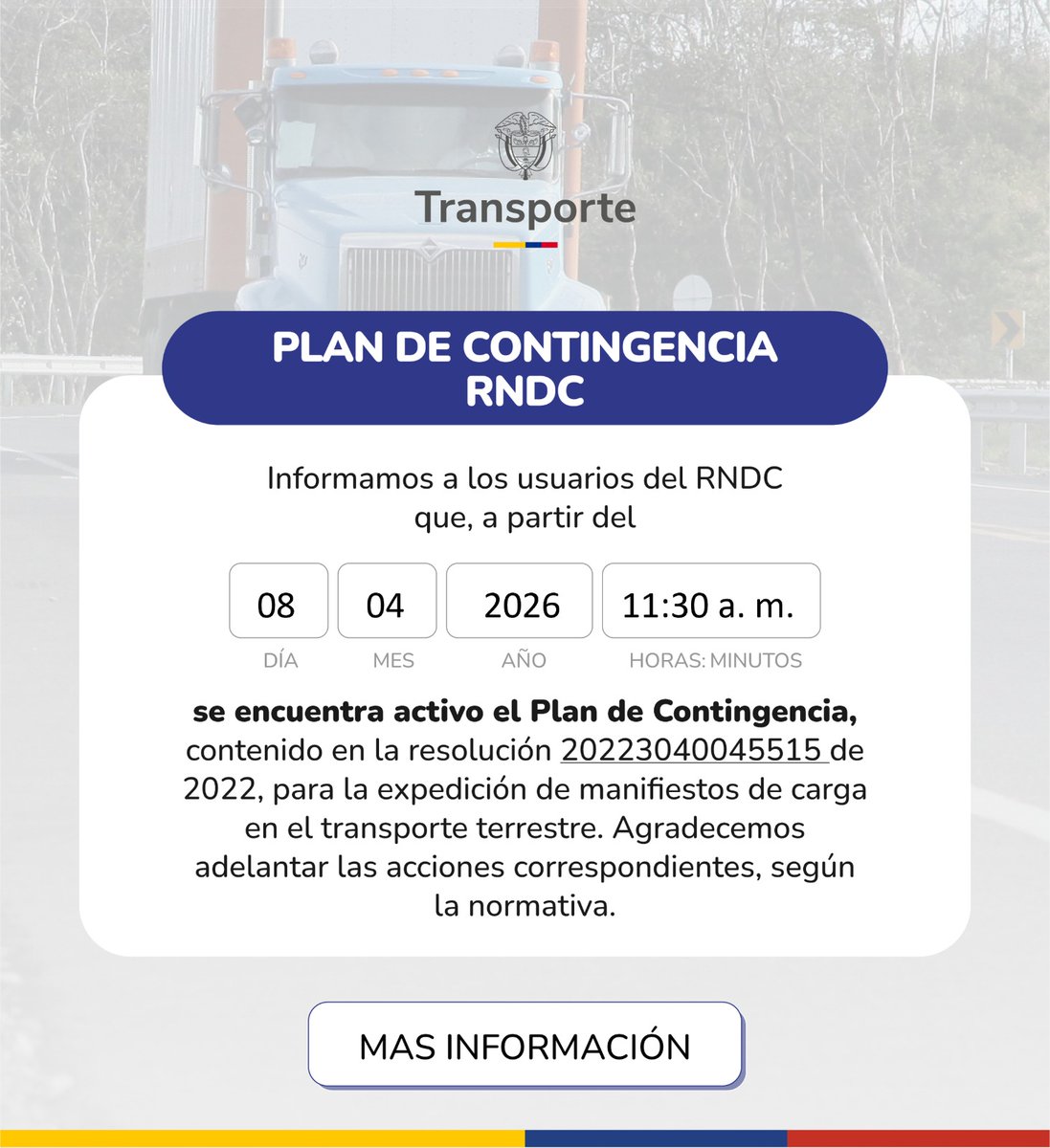 MinTransporte tweet media
