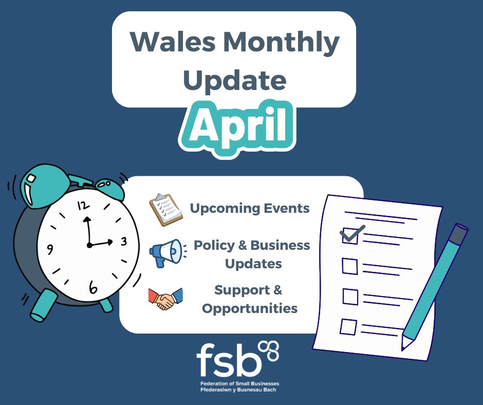 FSBSouthWales's tweet image. 📰 Explore the latest with the 𝗪𝗮𝗹𝗲𝘀 𝗠𝗼𝗻𝘁𝗵𝗹𝘆 𝗨𝗽𝗱𝗮𝘁𝗲! 

🌍 Stay informed on local happenings, policy updates, and upcoming events in Wales

📚👉 go.fsb.org.uk/4aGvZfW

#WalesUpdate #LocalNews #CommunityEngagement #StayInformed