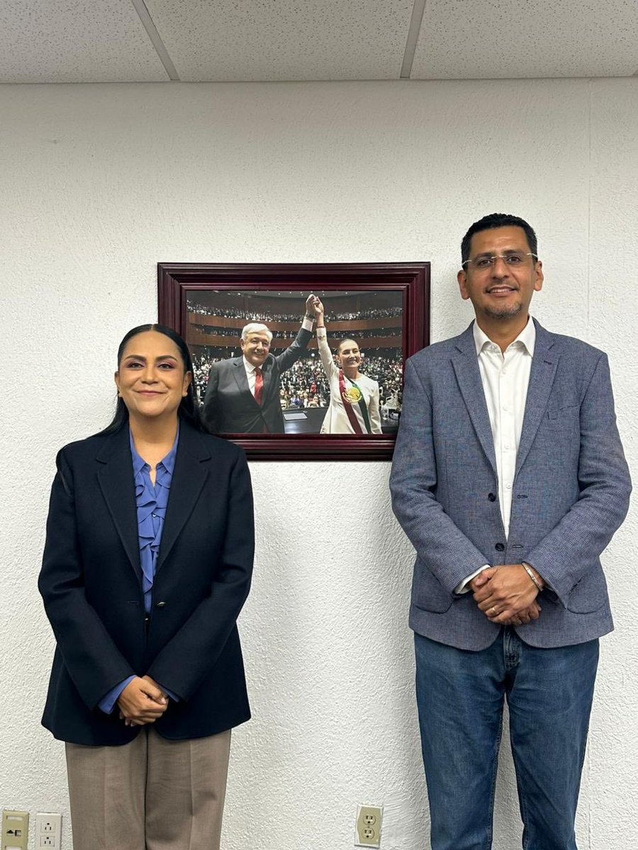 Un gusto y un honor recibir la visita de mi amiga Secretaria de Bienestar del Gobierno de México, Ariadna Montiel.