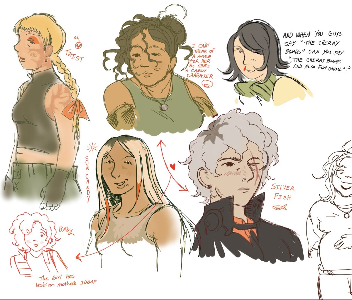 gachahugs's tweet image. can I show you my killjoy ocs and also their friend who's not an oc
