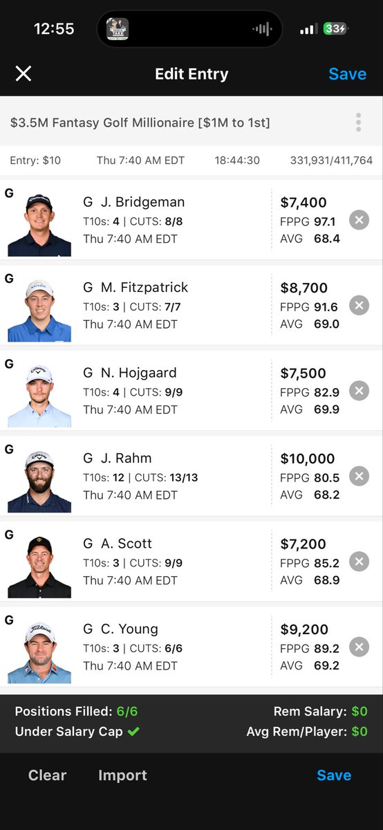 Just give me the Milly now